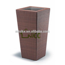 2014 hot sale outdoor rattan garden vase